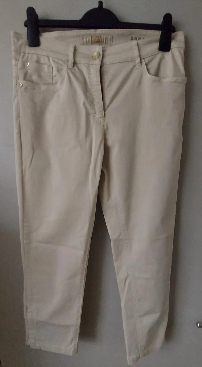 Zerres Jeans, beige driekwart broek maat 40